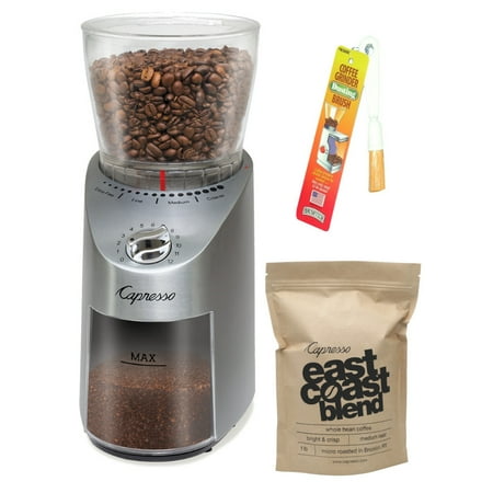 Capresso 575.05 Infinity Conical Burr Grinder with Coffee and (Best Burr Grinder For Aeropress)