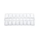 thumbnail image 1 of Caja de almacenamiento compacta de 8 rejillas para polvos y cejas, para una mayor claridad y eficiencia del espacio, organizador de maquillaje de acrílico transparente, 1 of 8