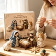 thumbnail image 2 of Christmas DIY Nativity Scene Sets for Crafts, Sewing Kit Quilted Fabric Christmas Decorations Indoor, Christmas Gifts, 2 of 6