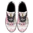 thumbnail image 2 of Happy EaStr Floral Bunny Shoes Sneakers Black Size 7, 2 of 7