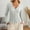 White, variant on Ladies Cardigan Sweaters Long Sleeve Knit V-Neck Button Up Fall Sweaters Open Front Sky Blue Sweaters Womens Fall Clothes
