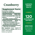 Nature's Bounty Cranberry Pills, 4200 Mg, 120 Ct, Vitamin C & E