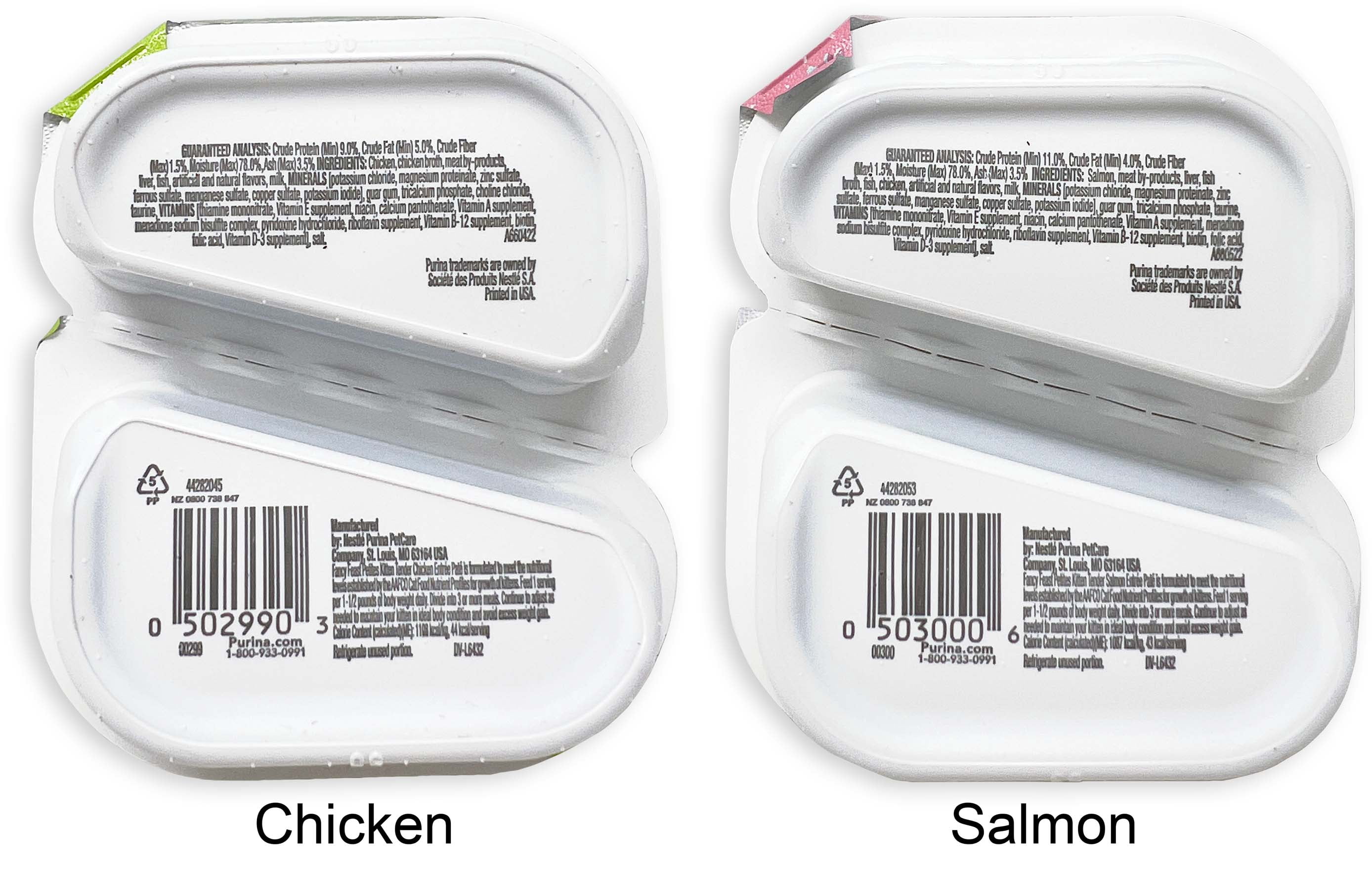 Fancy Feast Kitten Petites - 2 Flavors: Tender Chicken & Tender Salmon | Percy Loves Pal Furresher, Catnip Toy, & MerlinsMart Zine