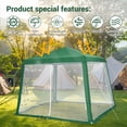thumbnail image 4 of DSstyles Easy Setup Pop-Up Canopy Tent 10x10ft – Waterproof Outdoor Gazebo with Mesh Mosquito Netting Side Walls, UV Protection, Portable Sun Shelter for Camping, Garden – Anti-Mosquito White, 4 of 6