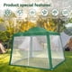 thumbnail image 2 of Yeshouse Carpa plegable de 3 x 3 m, toldo impermeable para exteriores con malla, refugio portátil para acampar, patio, picnic, fiestas, terraza y eventos en el jardín, 2 of 6