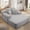 Light Gray, variant on Kdymod Convertible Corduroy Sofa Couch Bed with Hidden Zipper Backrest and armrests,70.8'' Oversized Chaise Lounge Chair Indoor with 3 Pillows for Small Spaces,No Assembly Required,Dark Gray