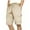 Beige, variant on Coorders George Men’s Cargo Shorts Fashion Drawstring Shorts with Elastic Waist and Pockets, Coffee, XL