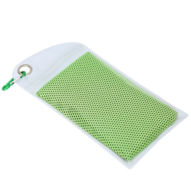 Serviette Rafraîchissante pour le Cou, Serviette de Sport Rafraîchissante pour le Yoga, Accessoire de Jogging et de Gym pour la Randonnée et le Cyclisme, Orange