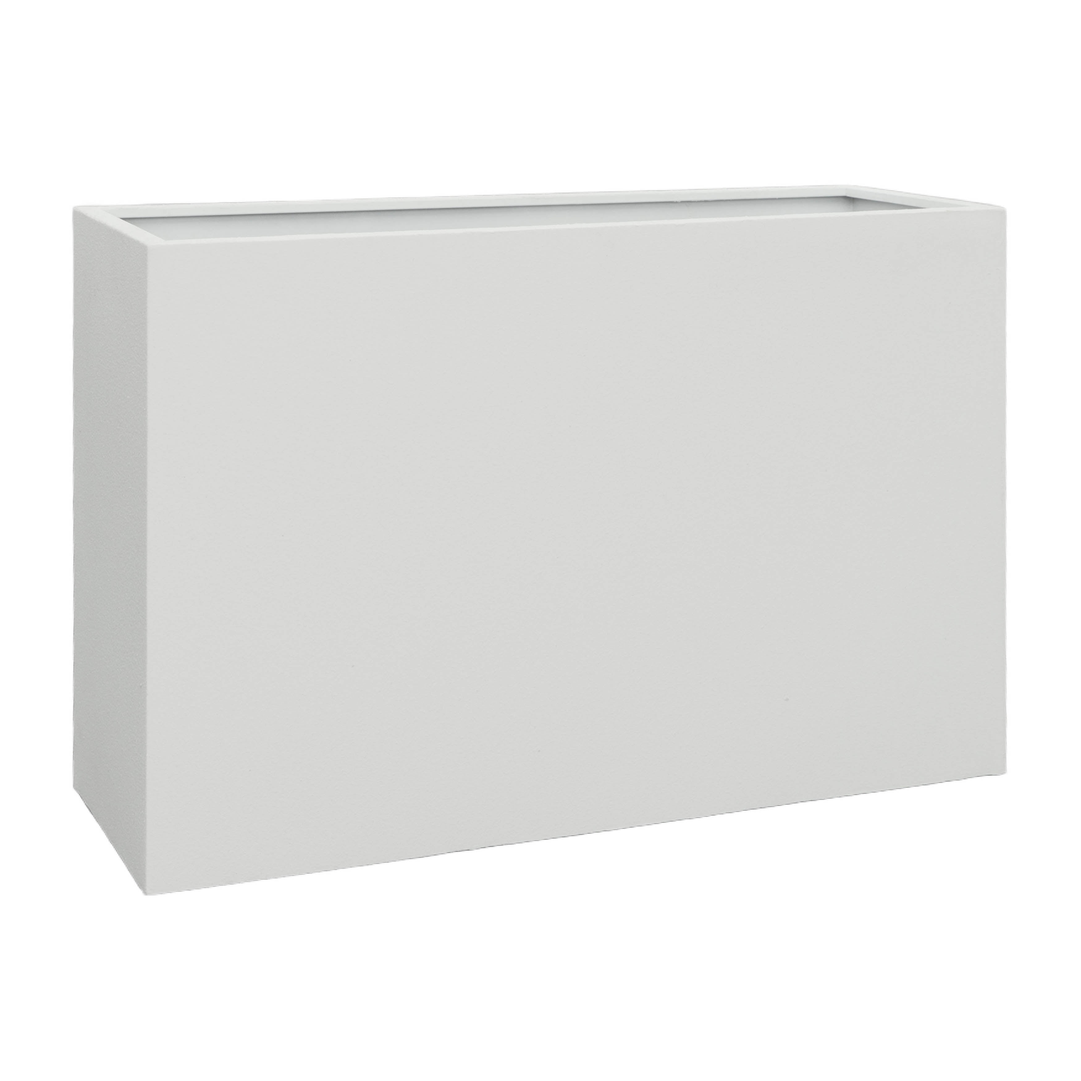 Sagebrook Home Metal Planter Box White, Rectangle, Iron, Transitional