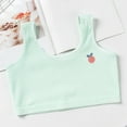 thumbnail image 2 of AUNVITO Girls Sports Tank Top Supportive Comfortable Breathable Double-Layer 100% Cotton Mid-Length Athletic Undershirt, 2 of 3
