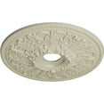 thumbnail image 3 of Ekena Millwork 23 7/8"OD x 4"ID x 2 1/8"P Ashley Ceiling Medallion (Fits Canopies up to 4 3/4"), Hand-Painted Clear Yellow, 3 of 6