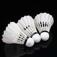 thumbnail image 3 of Badminton Goose Feather- Flying Stability Shuttlecock Ball,12Pcs, 3 of 4