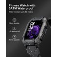 thumbnail image 4 of Smartwatch LIGE Smartwatch Bluetooth Relojes 5ATM Impermeable negro 2 Reloj inteligente, 4 of 5