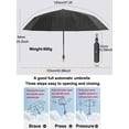 thumbnail image 5 of 216 Bones Super Windproof Umbrella All Weather Umbrellas Large Size Men Automatic Business Umbrella UV Protection Women Sunshade, 5 of 5