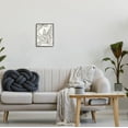 thumbnail image 2 of Stupell Industries Curved Stripes Pattern Botanical Design Graphic Art Black Framed Art Print Wall Art, Design by Regina Moore, 2 of 7