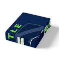 thumbnail image 4 of Erosebridal Football Duvet Cover Twin Size,Football Bedding Set,American Football Comforter Cover,Football City Bed Sets with 1 Pillowcase Bedroom Decor,Blue Green(Seattle), 4 of 5