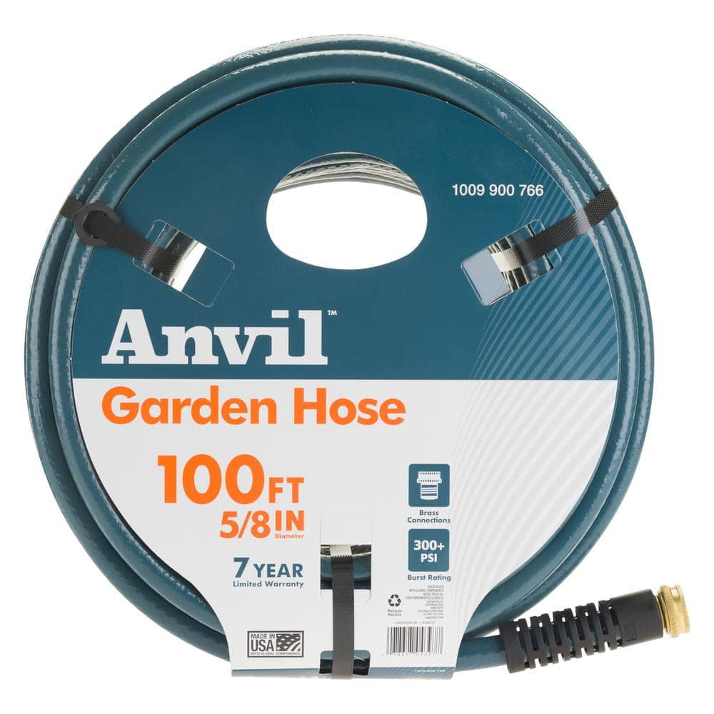 りさこ Apex Zero-G Water Hose, Kink-Proof, 5/8 in, 100 ft L, Fiber