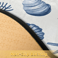 thumbnail image 5 of CURLYOOT Starfish and Seashells Ocean Coral Half Round Door Mat 40'' x 63'', Indoor Outdoor Entrance Rug, Semi Circular Area Rug, Non Slip Washable Absorbent Doormat, Laundry Room Rug, 5 of 7