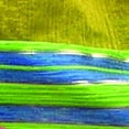 thumbnail image 3 of Club Pack of 12 Yellow and Green Striped Gift Bag 5" x 3.5", 3 of 3