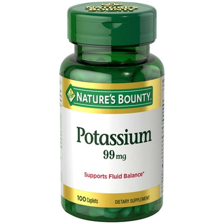 Nature's Bounty Potassium Gluconate 99mg, 100