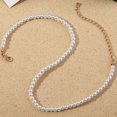 thumbnail image 1 of Gargantilla de cadena de perlas de 6MM de estilo Vintage para mujer, collar con colgante de concha de amor para boda, joyería de moda al por mayor Dengxun unisex, 1 of 2