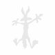 thumbnail image 1 of Halloween Rabbit Stickers for Car Window, Door, Scooter Helmet Decals, 1 of 5