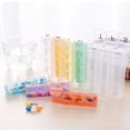 thumbnail image 4 of Boîte de Dosettes Matin/soir – Boîte à Pilules Hebdomadaire pour Médicaments et Vitamines-Pa, 4 of 5