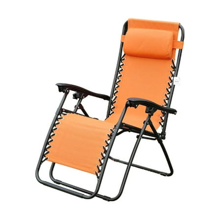 Outsunny Zero Gravity Recliner Lounge Patio Pool Chair Orange Outsunny Zero Gravity Recliner Lounge Patio Pool Chair Orange