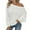 White Sweaters for Winter, variant on XPMWRP Women's One Shoulder Fall Sweaters Batwing Sleeve Textured Knit Tops Oversized Off The Shoulder Solid Color Pullover Sweater Pink L