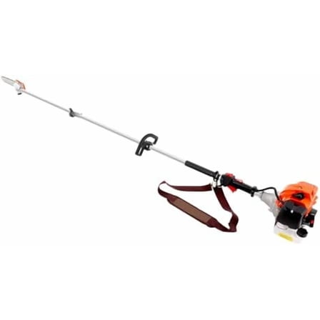 52cc 2-Stroke Pole Saw with 90.5" Extension, Gas-Powered Chain Saw for Tree Trimming,Gardening$$Garden & Patio