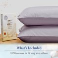 thumbnail image 3 of California Design Den 100% Cotton Pillowcases, Pillow Case Set of 2, Luxury 400 Thread Count Sateen Pillowcases, Match with Our 400 Thread Count Sheets, 3 of 8
