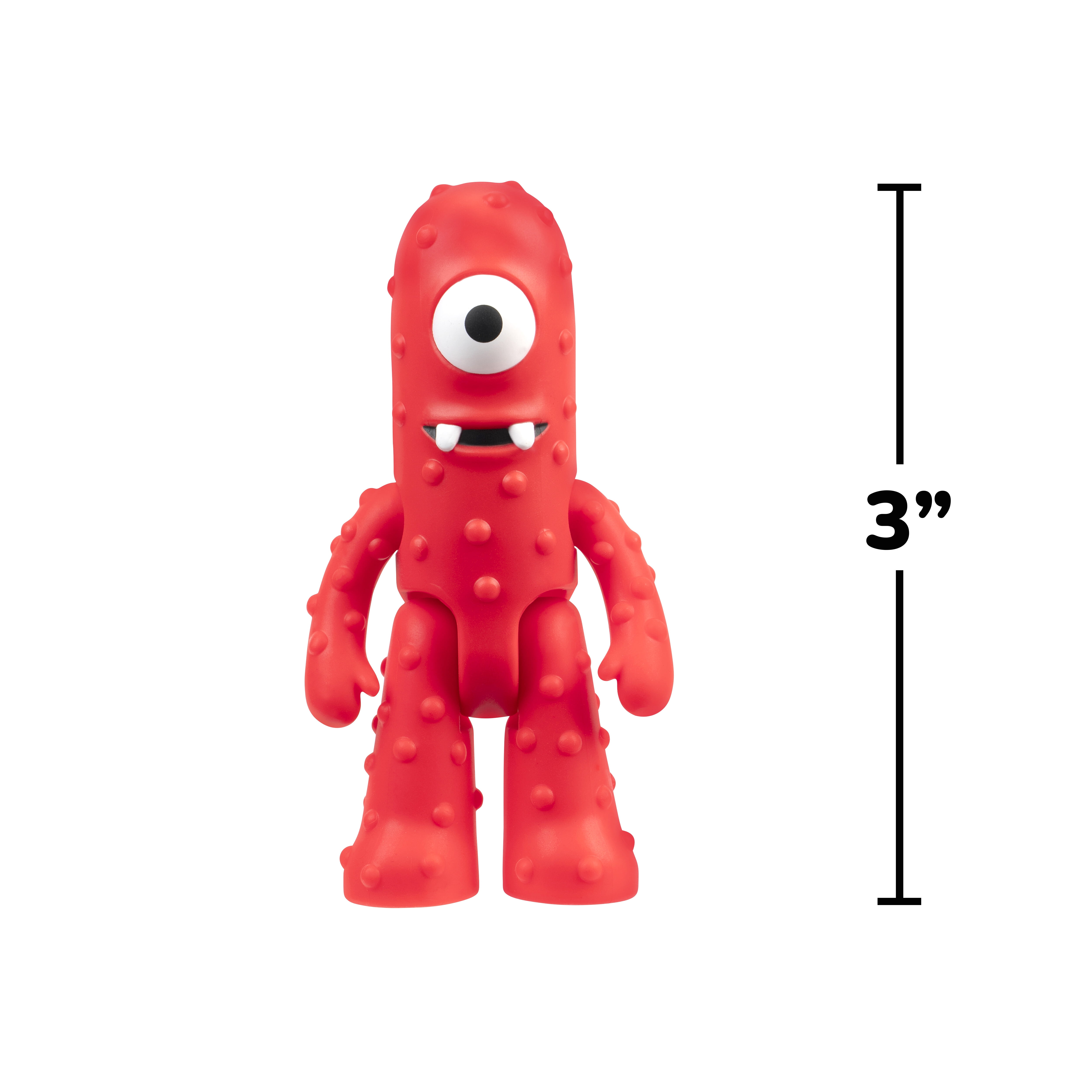 Yo Gabba Gabba! Friends - Includes Articulated 3 inch Figures—Muno, Foofa, Plex, Toodee, & Brobee