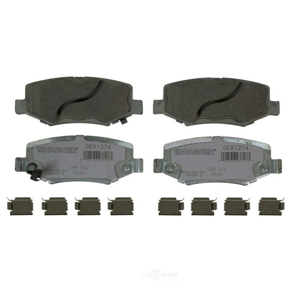 Disc Brake Pad Set Fits select: 2015-2018 JEEP WRANGLER UNLIMITED, 2012-2014 JEEP WRANGLER