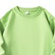 thumbnail image 5 of Blusas y camisas de manga larga con cuello redondo para niños, sudadera deportiva informal de color liso con cuello redondo y manga larga para niñas, top de poliéster, 5 of 5
