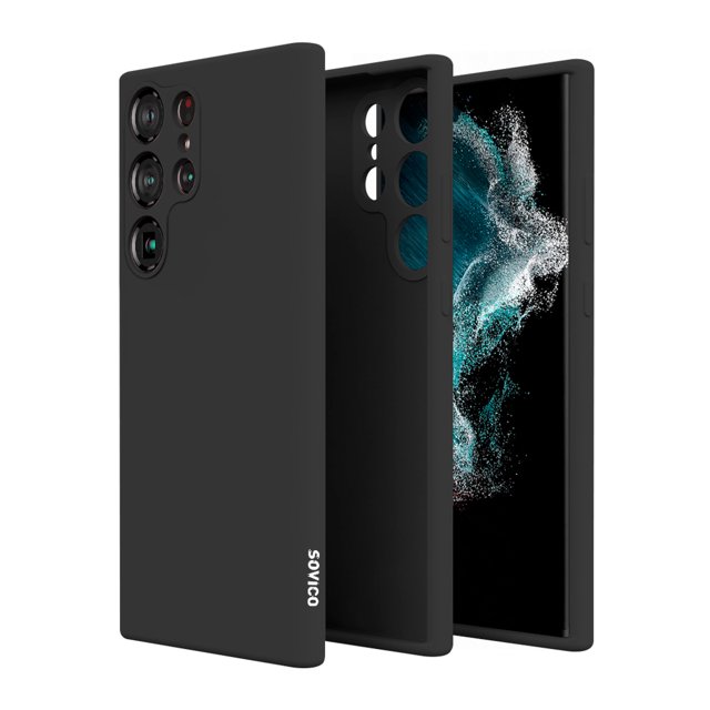 Funda de Protección para Samsung Galaxy S22 Ultra - Sovico - Silicón con Forro de Microfibra