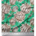 thumbnail image 1 of Soimoi Velvet Fabric Clover Flower Decor Fabric Printed Yard 58 Inch Wide, 1 of 1