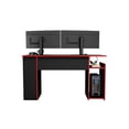 thumbnail image 2 of Escritorio Gamer Skal Living Mesa Gamer Moderna Negro/rojo, 2 of 5