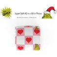 thumbnail image 4 of Grinch Checkered Holiday Christmas Bedding Super Soft Silk Touch Throw, 40 In X, 4 of 5