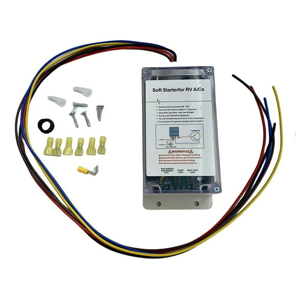 RV A/C Soft Start Kit for 115V Motors, A/C Appliances Accessory No Contractor Needed, Easy Installation