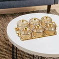 thumbnail image 4 of tredstone Divided Serving Dishes Relish Tray Appetizer Condiment Server for Home Brown, 4 of 9