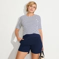 thumbnail image 5 of Lands' End Women's Plus Size SunShade UPF 50 Elbow Sleeve Rash Guard Swim Tee, 5 of 6