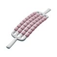 thumbnail image 4 of Masajeador de flexible con rodillo de 4 filas para piernas, ideal para entrenamiento en gimnasios interiores y exteriores. Rosa, 4 of 8