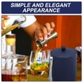 thumbnail image 3 of Navy Stainless Steel Ice Bucket with Lid for Bar Use, Large Capacity to Hold Multiple Drinks and Ice, Perfect for Parties, 3 of 6