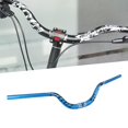 thumbnail image 3 of Langgg Mountain Bike Handlebar DH Bicycle 31.8mm Riser Handle Bar Blue 780mm, 3 of 3