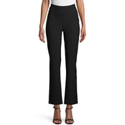 Anne Klein Women's Flare Ankle Crepe Pants Black Size XX-Small