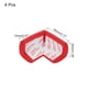 thumbnail image 2 of Paquete de 4 Protectores de Esquina Suave, Protectores de Esquina de Espuma de Caucho para Muebles, Rojo, 2 of 6