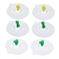 thumbnail image 5 of TEHAUX 6-Pack Silicone Cup Lid Covers Airtight Seal Reusable Easy Fit for Most Cups Assorted Colors, 5 of 8