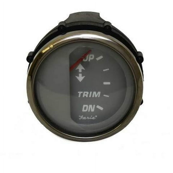 Faria Boat Trim Gauge GP4478A | Professional Gray 2 Inch OMC BRP