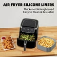 thumbnail image 6 of Silicone Air Fryer Liners for Ninja Air Fryer Pro XL AF141 AF142 AF181 AF182,2Pack 8.8inch Square Air Fryer Liners Reusable Basket for Cosori,Chefman,Instant Pot,Other 5-8QT,Air Fryer Accessories, 6 of 6