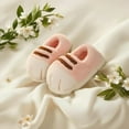 thumbnail image 4 of Cute Catpaw Slippers for Women Men Plush Winter Cozy Warm Memory Foam Bedroom Antislip Slip on Slipper Booties Pink Size 7, 4 of 6